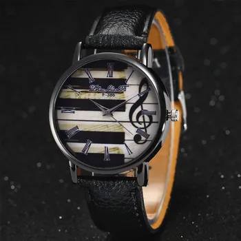 Muzikos Modelio Moterų Laikrodžiai Relogio Feminino Dizaino Mados Moteriški Laikrodžiai Elegantiškas Tuščiaviduriai Trikampis