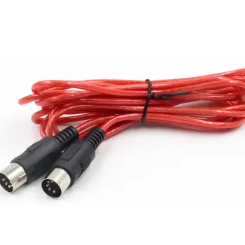 Muzikos redagavimo linija Dukart penki-pin kabelis Elektroninių klaviatūra 1,5 m 3 m MIDI kabelis