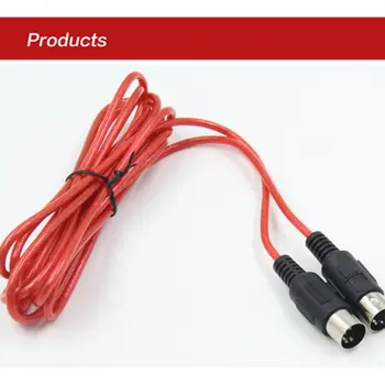 Muzikos redagavimo linija Dukart penki-pin kabelis Elektroninių klaviatūra 1,5 m 3 m MIDI kabelis