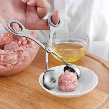 Mėsos Kukuliai Samtelis Su Rankų Apsaugą Žiedas Meatball Scoop Maker Su Apsauginiu Žiedu Tortas Pop Maker 