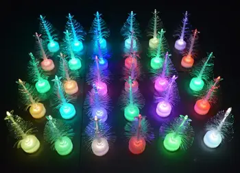 Namas LC Naują Kalėdų Kalėdų Medžio Spalva Keičiasi LED Šviesos Lempa Namų Puošybai Karšto 17Nov07 Lašas Laivas