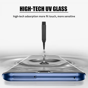 Nano Skystis UV Klijai Grūdintas Stiklas apsauginės plėvelės Samsung Galaxy Note 8 9 10 lite S10 S20 5G S8 S9 plus Screen Protector
