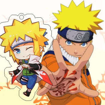 Naruto Keychain Mielas Akrilo Klavišą Grandinės Žiedas, Pakabukas Animacinių Filmų Raktų Žiedas Anime Priedai
