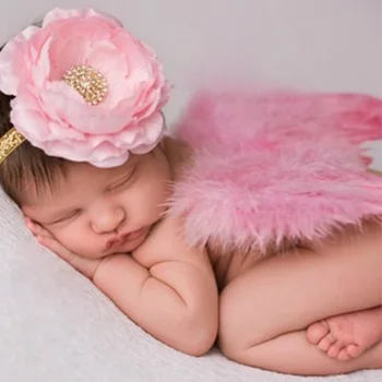 Naujagimiai, Fotografijos Reikmenys Angelo Sparnu Baby Nuotrauka Rekvizitai Rankų Darbo Kostiumai Kūdikiams Fotografia Nėrimo Kostiumai Kūdikių