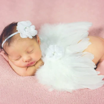 Naujagimiai, Fotografijos Reikmenys Angelo Sparnu Baby Nuotrauka Rekvizitai Rankų Darbo Kostiumai Kūdikiams Fotografia Nėrimo Kostiumai Kūdikių