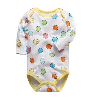 Naujagimio Bodysuit baby kūdikių bebes drabužius ilgomis rankovėmis medvilnės spausdinimo kūdikių drabužiai 1pcs 0-24 Mėnesiai