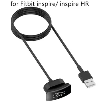 Naujas 15cm/100cm USB Krovimo Doko Stotis Kabelis Fitbit inspire 2 / inspire HR Ace2 Smart Apyrankė Greito Įkrovimo Kabelis