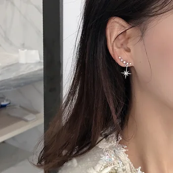 Naujas 2020 sutartis subtilus crystal star temperamentas lašas auskarai moterų korėjos klasikinio stiliaus maži auskarai bižuterijos