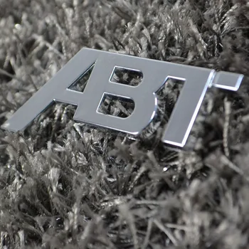 Naujas 3D ABT logotipą, remontuoti automobilį ženklelis auto priekinės grotelės emblema lipdukai automobilio lipdukas, decal