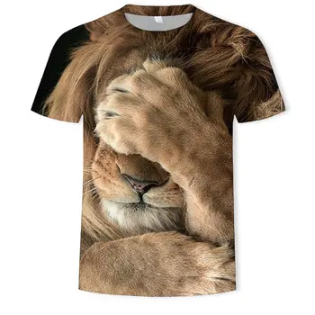 Naujas 3D Spausdinimo T-shirt O-kaklo T-shirt Mielas marškinėliai Mados T-shirt Vyrai 3DT Sexy Marškinėliai Vyrams Marškinėliai Vyrams XXS -6XL