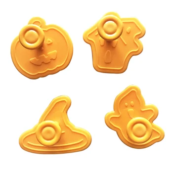 Naujas 4pcs/pak Slapukas Antspaudas Sausainių Pelėsių 3D Slapukas Stūmoklį Cutter 