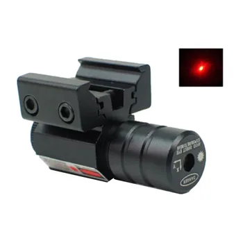 Naujas 50-100M Diapazonas 635-655nm Red Dot Lazerio Akyse, Rkfnsl Reguliuojamo 11mm 20mm Picatinny Rail Medžioklės Priedų