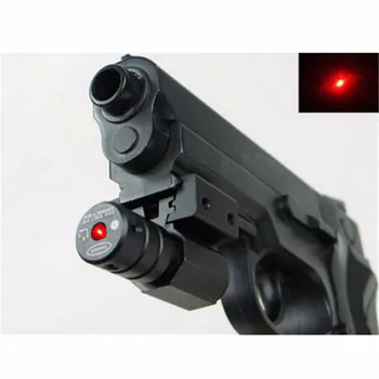 Naujas 50-100M Diapazonas 635-655nm Red Dot Lazerio Akyse, Rkfnsl Reguliuojamo 11mm 20mm Picatinny Rail Medžioklės Priedų