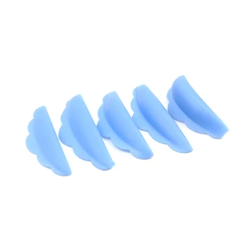 Naujas 5pairs Blakstienų Perm Silikono Padas Perdirbimo Blakstienas Juostos Shield kėlimo 3D Blakstienų Curler Blakstienos Extention MakeupTool