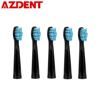 Naujas 5vnt/daug Pakeitimo Vadovai AZDENT AZ-9 Pro Sonic Elektrinis Įkraunamas dantų Šepetėlis Dantų Šepetėliu Vandeniui Precision Clean
