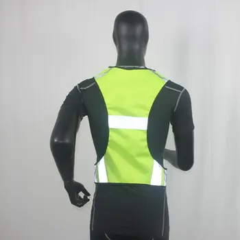 Naujas Atnaujinti darbo drabužių Didelio Matomumo Atspindinti Liemenė Unisex Naktį Veikia Dviračių Saugos įspėjamąją Liemenę Veikia Bėgiojimas