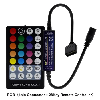 Naujas Atvykimo LED Juostelės RF Nuotolinio Valdiklio Viena Spalva / Double White / RGB / RGBW / RGB+BMT LED Juostelės Kontrolės.