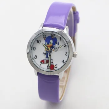 Naujas Atvykimo Mada Vaikams, Cartoon Sonic Miela Žiūrėti Vaikams Studentų Mergaitės Berniukai Saldainiai Laikrodžiai Reloj Mujer Kol Saati Feminino