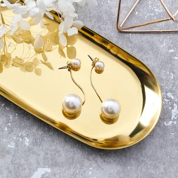 Naujas Atvykimo Mados Perlų Imituojamas-perlų Klasika Vandens Lašas Moterų Tabaluoti Auskarai Ilgi Auskarai, Pakabukas