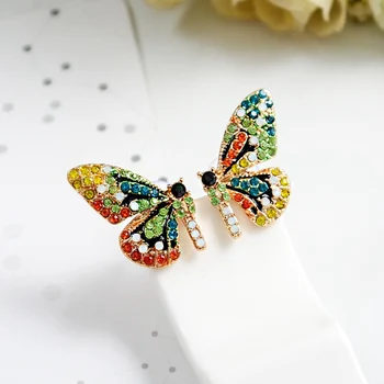 Naujas Europos ir Amerikos mados asmenybės trumpas drugelio ausis nagų spalva gręžimo šalies aksesuaras ausies nagų