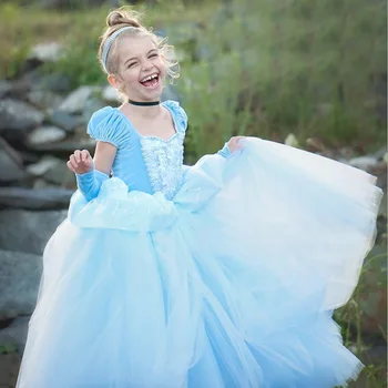 Naujas Helovinas Dress Merginos Kostiumas Išgalvotas Šalis Princesė Cosplay Kūdikių Suknelės Vaikų Kalėdų Gimtadienio Rinkinių Drabužių