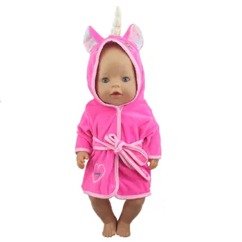 Naujas Mados Chalatas Dėvėti 43cm Baby Doll, 17 Colių Gimusių Kūdikių Lėlės Drabužiai Ir Aksesuarai