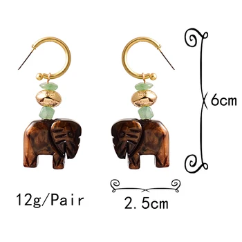 Naujas mados mielas dramblys auskarai Aukštos kokybės Ilgai Lašas Auskarai Didmeninė Papuošalai, Aksesuarai Moterims