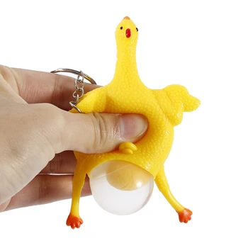 Naujas Mados stilius Žaislai Išspausti Vištienos Kiaušinių Vištų dedeklių Stabdžių Įtempių Apgauti Kūdikio Žaislai Suaugusių Kalėdų Dovana Žaislas