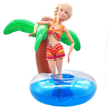 Naujas Mados Swimswear Barbie Lėlės Priedai Lifebuoy Paplūdimio Žiedas Žaislai, Mergaičių Bikini Drabužius Lėlės, Žaislai Mergaitėms Dovanų