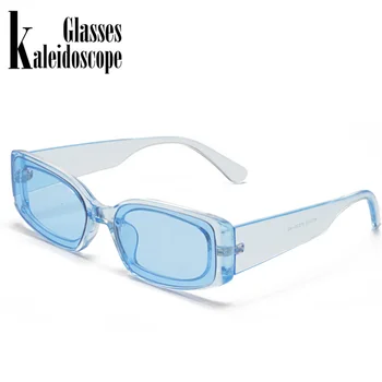 Naujas Mados Vintage Akiniai nuo saulės Moterims Prekės ženklo Dizaineris Retro Sunglass Stačiakampio Saulės Akiniai Moterų UV400 Lens Eyewears