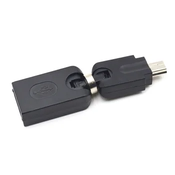 Naujas Mini USB Male į USB Moterų Keitiklio Jungties, Perduoti duomenis Sinchronizuoti OTG Adapteris, skirtas Automobilių AUX, MP3 MP4 Tablečių Telefonai U-Disko