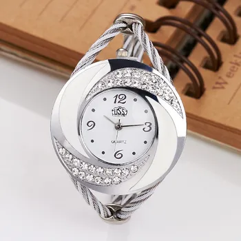 Naujas Moterų Prabanga Kalnų Krištolas Laikrodžiai Kūrybinis Dizainas Elegantiškas Mados Watch Laikrodžius Derliaus Ponios Laikrodžiai Reloj Mujer