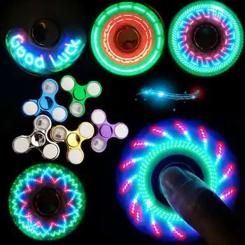 Naujas naktį žaislas Multi-optikos spalvinga Šviesos Fidget Suktuko Įtempių Žaislas Vaikų naujovė žaislų vaikams LED žaislas