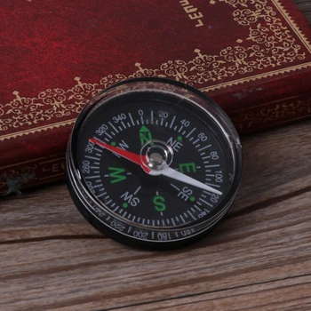 Naujas Nešiojamas Mini Kompasas Tiksliai Praktinių Guider už Kempingas, Žygiai Šiaurės Navigacijos Išgyvenimo Mygtuką Dizainas Kompasas