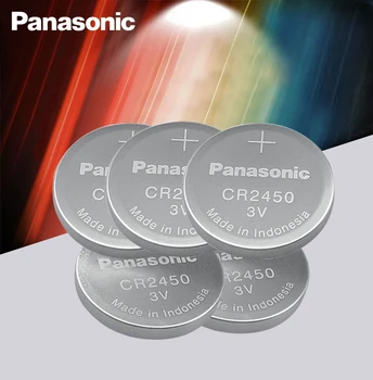 Naujas Originalus Panasonic CR2450 CR 2450 3V Lithium Button Cell Baterijos Monetos Baterijas Laikrodžiai,laikrodžiai,klausos