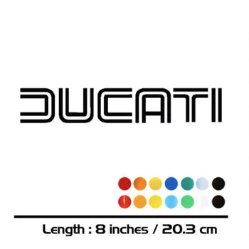 Naujas pardavimas, Motociklų lipdukas, dviračių Kuro bakas, Ratų šalmas lauktuvės Bagažo MOTO automobilių reikmenys atspindintis ženklas decal Ducati