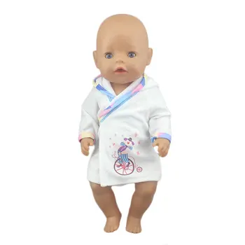 Naujas puikus Mados Chalatas drabužiai Tinka 43 cm Baby Doll 17inch Atgimsta Lėlės Priedai