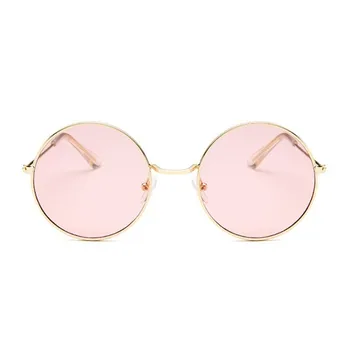 Naujas retro mados turas pink akiniai nuo saulės ponios prekės dizaineris jūrų akiniai nuo saulės ponios lydinio veidrodis ponios Oculos uv400