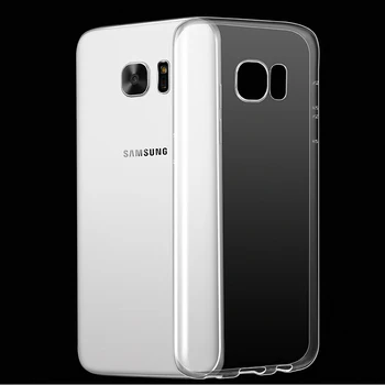Naujas Skaidraus Krištolo skaidrumo Minkštos TPU Case for Samsung Galaxy S8 Plius S7 S6 Krašto S5 S4 A3 A5 A7 j3 skyrius J5 J7 2016 2017 Pastaba 5 4