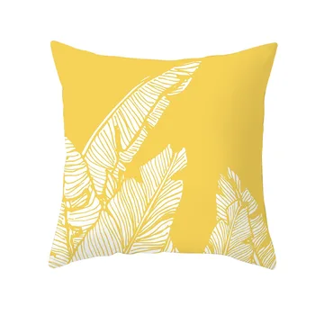 Naujas Stilius Geometrinis Geltonos spalvos Užvalkalas Dekoratyvinių Pagalvėlių, Sofa - 