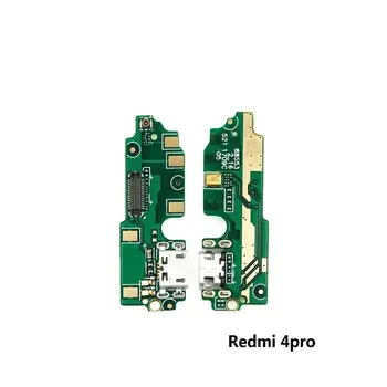 Naujas USB Mokestis Valdyba & Mikrofono Modulio Xiaomi Redmi 4 4pro 4X 4A Įkrovimo lizdas Doko Remontas, Dalys