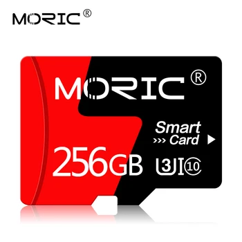 Naujausias 10 Klasė Moric Micro SD Kortele 256 GB 128GB 64GB 32GB 16 GB Atminties Kortelė 8GB 4GB tf kortelė microsd, sd kortelių su Free adapteris