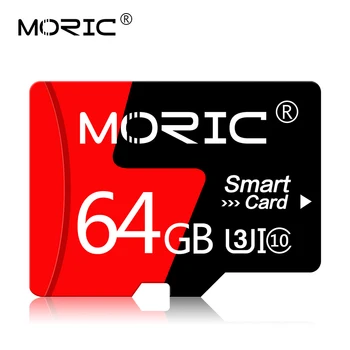 Naujausias 10 Klasė Moric Micro SD Kortele 256 GB 128GB 64GB 32GB 16 GB Atminties Kortelė 8GB 4GB tf kortelė microsd, sd kortelių su Free adapteris