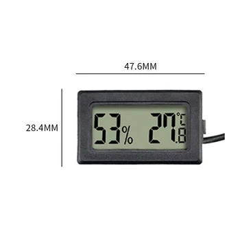 Naujausias LCD Skaitmeninis Termometras už Šaldiklio Temperatūra -50~110 laipsniu, Šaldytuvas, Šaldytuvo Termometras