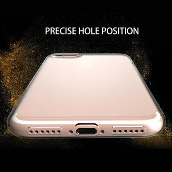Naujos Aišku, Silicio Minkštos TPU Case For iPhone 7 7Plus 8 8Plus X XS MAX XR Skaidrus, Telefono dėklas, 6 6Plus 6s 6sPlus Galinį Dangtelį