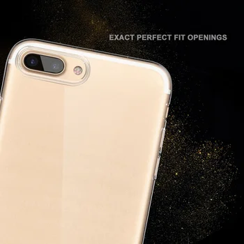 Naujos Aišku, Silicio Minkštos TPU Case For iPhone 7 7Plus 8 8Plus X XS MAX XR Skaidrus, Telefono dėklas, 6 6Plus 6s 6sPlus Galinį Dangtelį