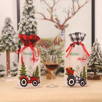 Naujųjų Metų 2021 Dovana Kalėdų Automobilių Medžio Vyno Butelio Dangtelį Kalėdos Noel Kalėdų Dekoracijas namams Gimdymo Navidad 