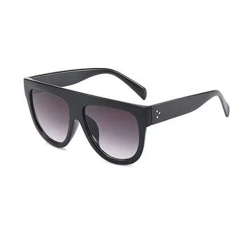 Negabaritinių Akiniai nuo saulės Moterims 2020 Skydo Formos Luxy Dizainas Didelis Rėmas Kniedės Atspalvių Saulės akiniai Moteris UV400 sunglass zonnebril dames