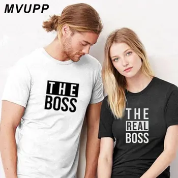 Nekilnojamojo Bosas kiss baltas kelias marškinėlius už žmona ir vyras, vyrams, moterims, drabužiai juokinga tee veganų ulzzang harajuku valentino mėgėjams