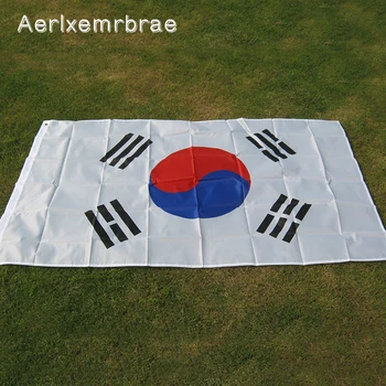 Nemokamas pristatymas aerxemrbrae vėliavos 90 x150cm Pietų Korėja korėjos Vėliavos Banner Vėliavos Aukštos Kokybės Poliesterio Audiniai